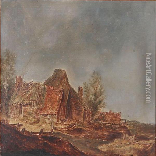 English Landscape Oil Painting - Paul Sandby