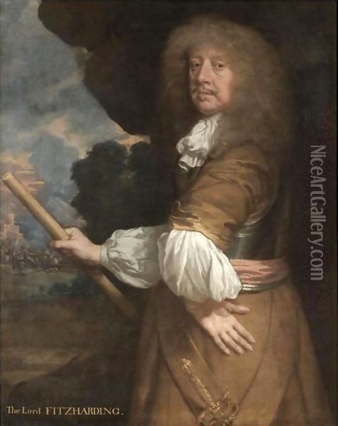 Portrait Of Charles Berkeley, Baron Berkeley Of Rathdowne Oil Painting - Sir Peter Lely