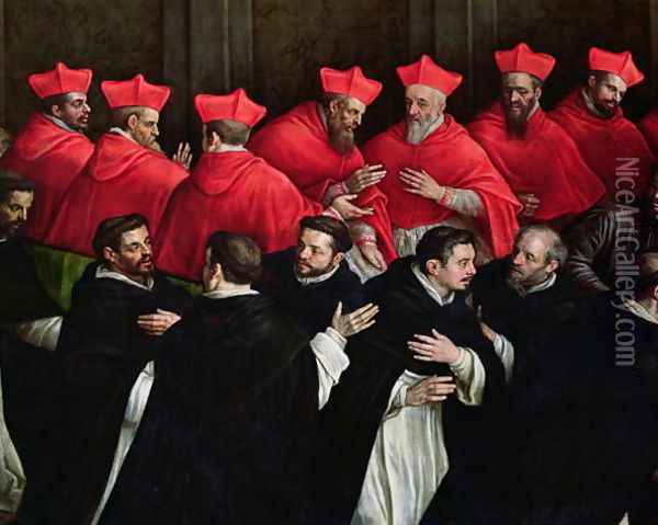 Pope Honorius III Oil Painting - Leandro Bassano