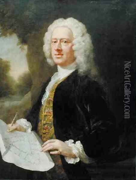 Portrait of Theodore Jacobson Oil Painting - William Hogarth