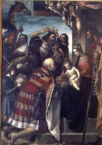 Adoration of the Magi Oil Painting - Jacopo Ligozzi