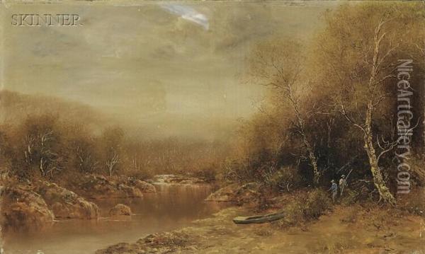 Hudson River-style Landscape Oil Painting - Ralph Albert Blakelock