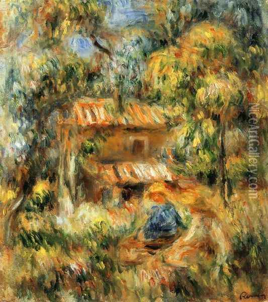 Cagnes Landscape8 Oil Painting - Pierre Auguste Renoir