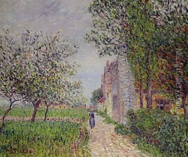 Spring St Cyr-de-Vaudreuil Oil Painting - Gustave Loiseau