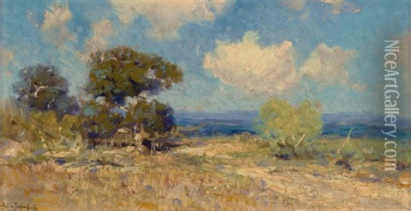 A Sunny Morning - S.w. Texas Oil Painting - Julian Onderdonk