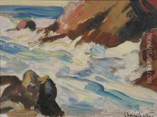 Winter Sea Oil Painting - Paul Dougherty