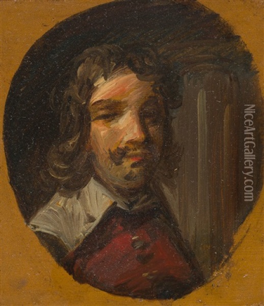 Bildnis Eines Mannes Oil Painting - Wilhelm Busch