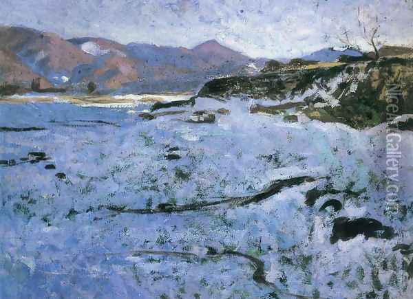 Frost 1901 Oil Painting - Jeno Maticska