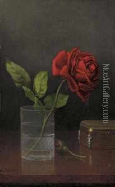 Queen Of Roses Oil Painting - Martin Johnson Heade