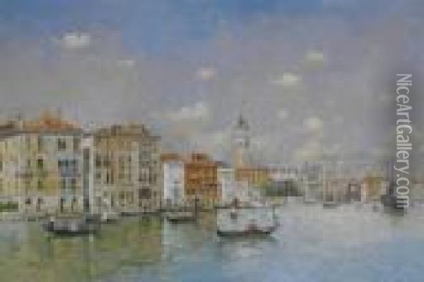 Venezia Oil Painting - Attilio Pratella