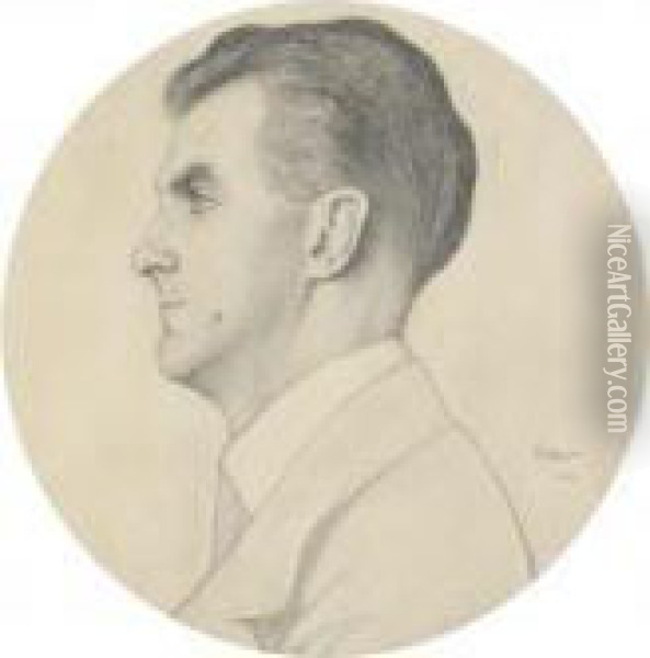 Portrait Of James H. Hyde, Jr. Oil Painting - Lev Samoilovich Bakst