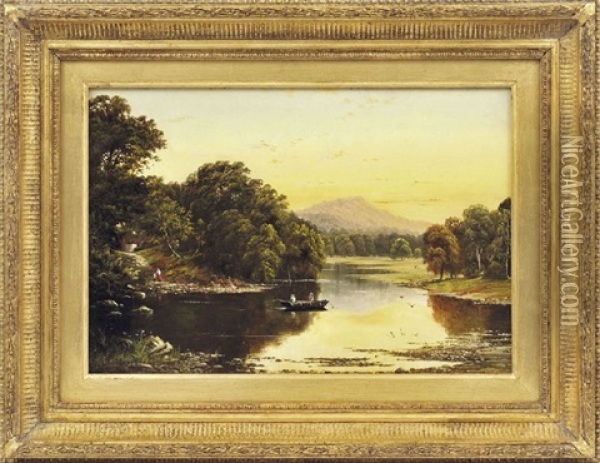 River Derwent, England Oil Painting - Haughton Forrest