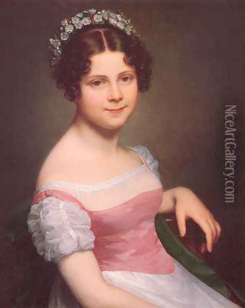 Sophie Fanny Lordon 1820 Oil Painting - Marie-Constance Mayer