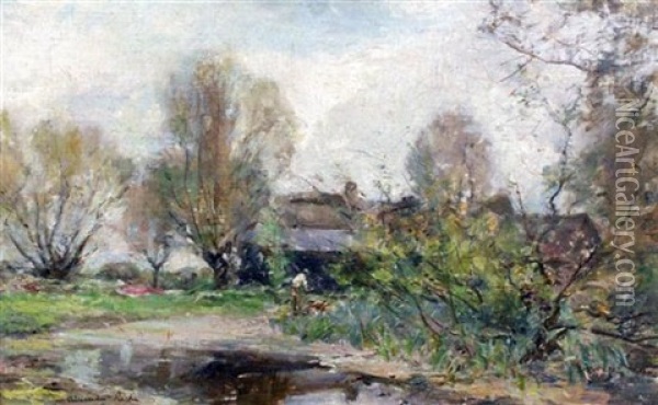 The Coming Of Spring Oil Painting - Alexander Roche