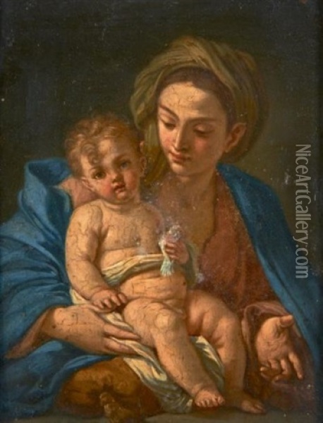 Vierge A L'enfant Oil Painting - Pietro Bardellino