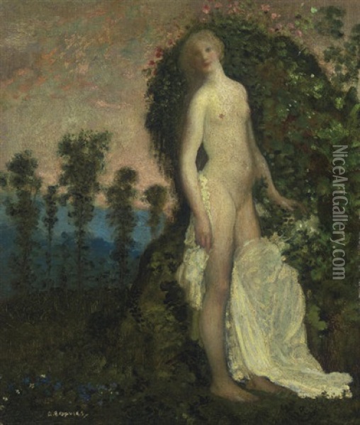 Daughter Of Persephone Oil Painting - Arthur B. Davies