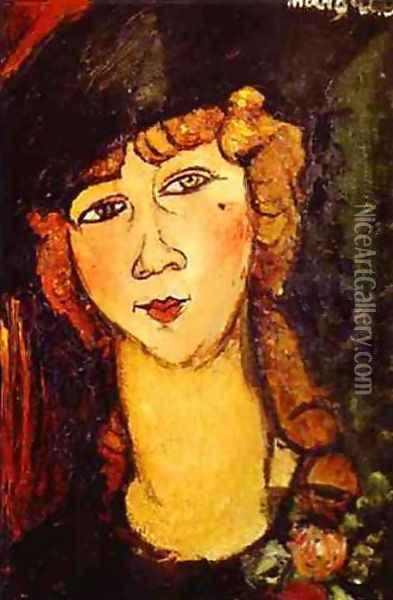 Renee The Blonde Oil Painting - Amedeo Modigliani