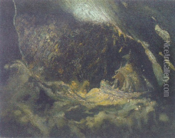 The Flying Dutchman Oil Painting - Arthur B. Davies
