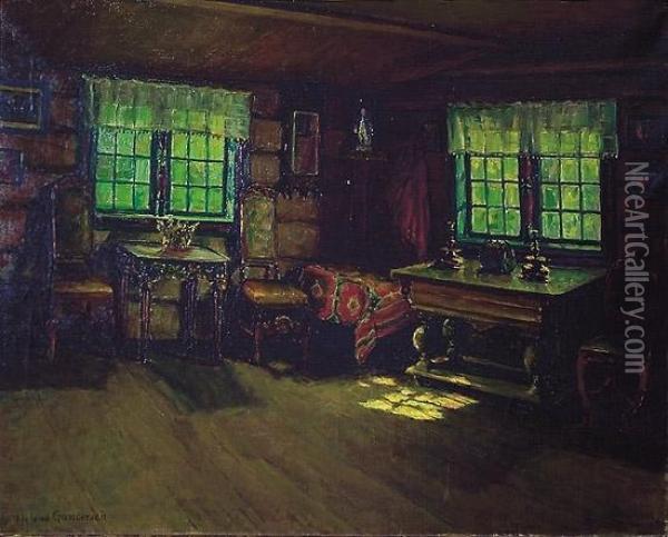 Gammelt Interior Oil Painting - Helene Gundersen