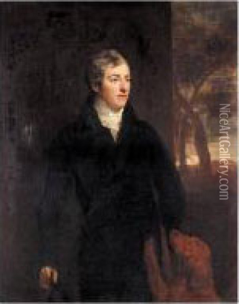 Portrait Of Henry Sadleir Prittie, 2nd Baron Dunalley Of Kilboy (1775-1854) Oil Painting - Hugh Douglas Hamilton