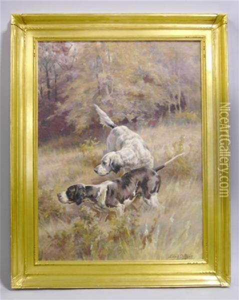 Pointer And Setter Oil Painting - Edmund Henry Osthaus