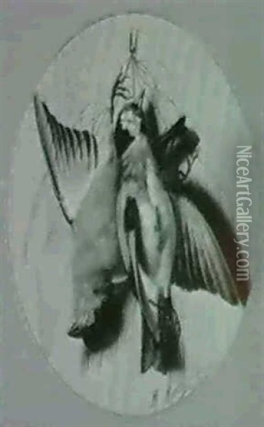 Vanitasstilleben Oil Painting - Michelangelo Meucci