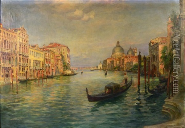 Venice Oil Painting - Max Usadel