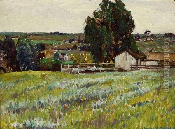 California Spring Oil Painting - Alfred Mitchell