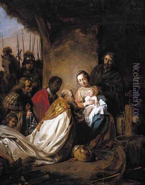 Adoration of the Magi 1658 Oil Painting - Jan De Bray