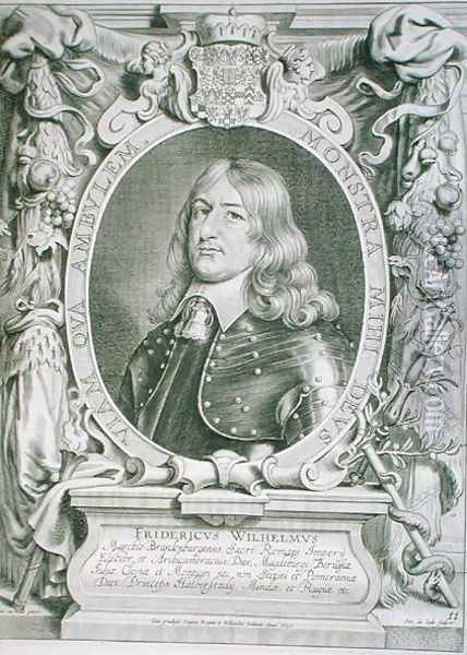 Frederick William 1620-88 Elector of Brandenburg Oil Painting - Anselmus van Hulle