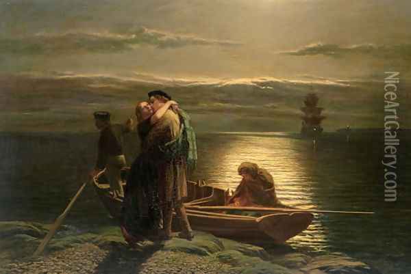 The Emigrant, 1858 Oil Painting - Paul Falconer Poole