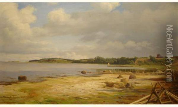 Le Bord Du Lac Oil Painting - Wenzel Ulrik Tornoe