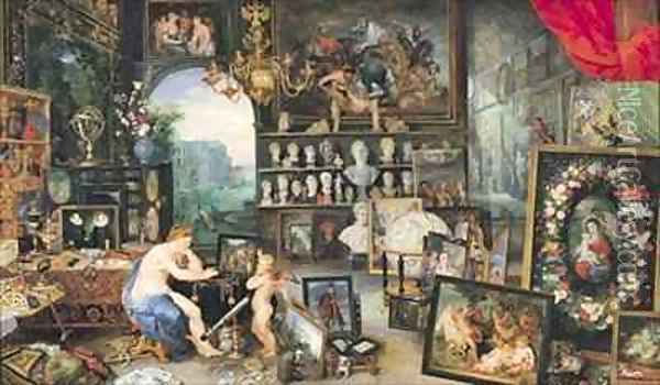 The Sense of Sight Oil Painting - Jan & Rubens, P.P. Brueghel