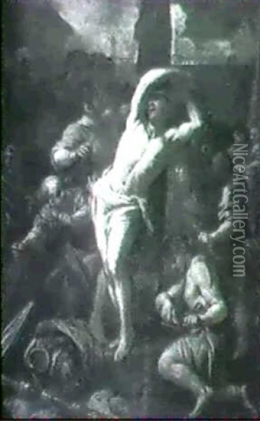 St. Sebastian Oil Painting - Lazzaro Baldi
