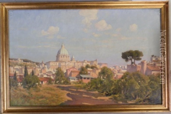 Rome Oil Painting - Leon Joubert