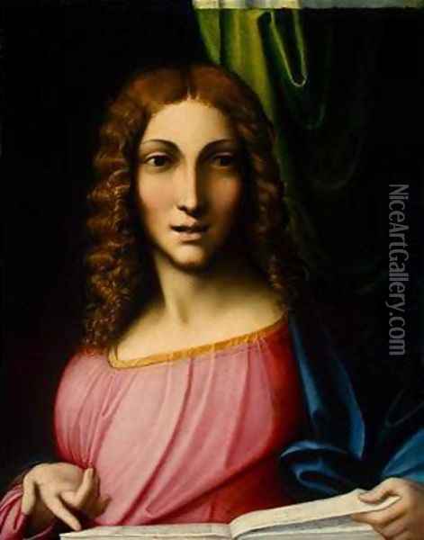 Salvator Mundi Oil Painting - Antonio Allegri da Correggio