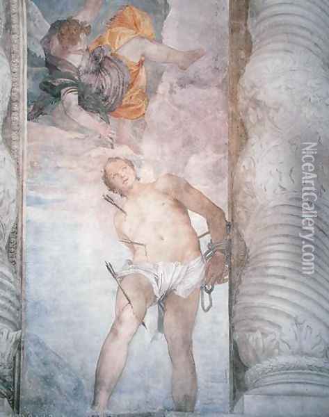 Martyrdom of St. Sebastian Oil Painting - Paolo Veronese (Caliari)