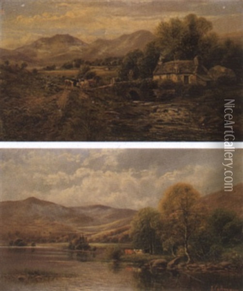 Landschaft Mit Kuhen Oil Painting - John Gunson Atkinson