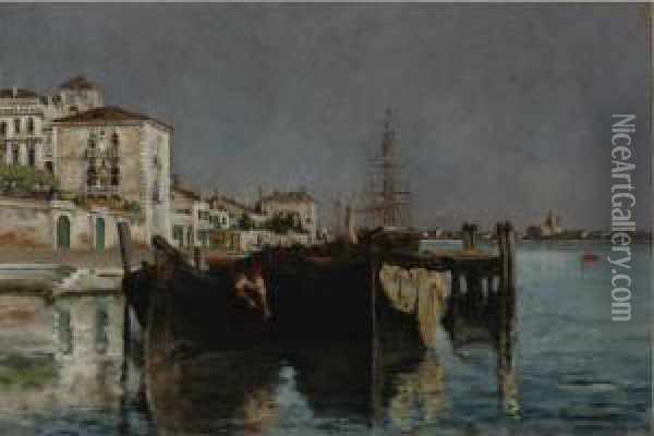 Venice Oil Painting - John Henry Twachtman