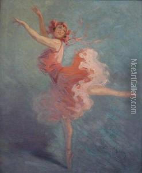 Danseuse Oil Painting - Rene Louis Pean