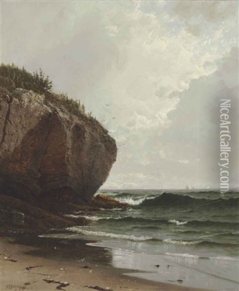 At Mount Desert Island, Maine Oil Painting - Alfred Thompson Bricher