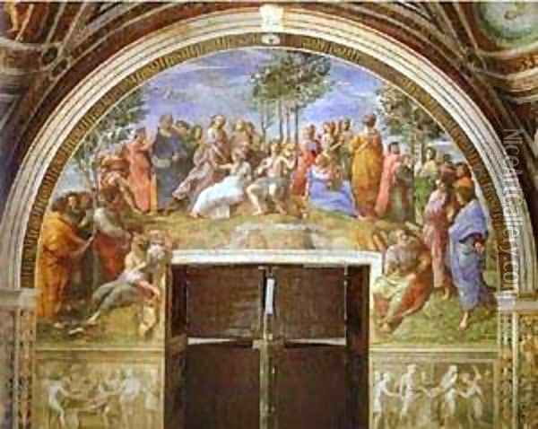Parnasus 1509-1510 Oil Painting - Raphael