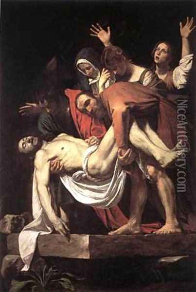 The Entombment Oil Painting - Michelangelo Merisi Da Caravaggio