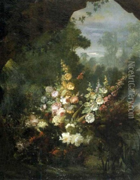 Le Bouquet De Fleurs Oil Painting - Jean-Louis Demarne