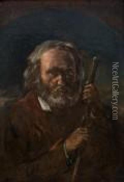Retrato De Anciano Oil Painting - Sir David Wilkie
