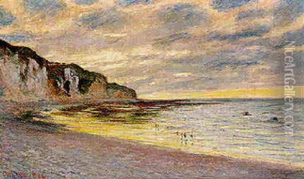Pointe De L'ailly, Maree Basse Oil Painting - Claude Monet