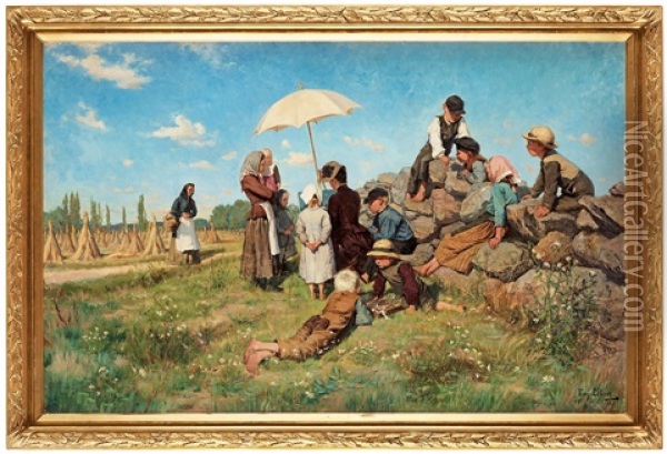 Konstvanner Oil Painting - Fanny Ingeborg Matilda Brate