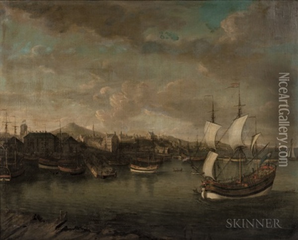 Dundee Oil Painting - Samuel Scott