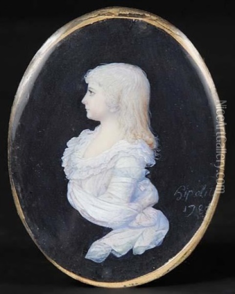 Madame Royale, Fille De Louis Xvi Et De Marie Antoinette Oil Painting - Francois Hippolyte Desbuisson dit Hipolite