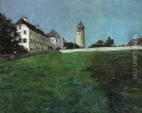 Frauenchiemsee Oil Painting - Wilhelm Trubner